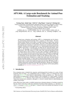 APT-36K: A Large-scale Benchmark for Animal Pose Estimation and Tracking