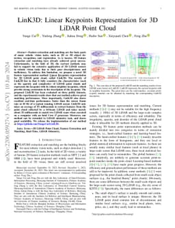 LinK3D: Linear Keypoints Representation for 3D LiDAR Point Cloud