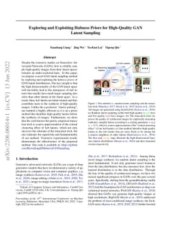 Exploring and Exploiting Hubness Priors for High-Quality GAN Latent
  Sampling