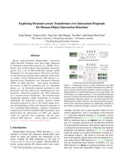 Exploring Structure-aware Transformer over Interaction Proposals for
  Human-Object Interaction Detection