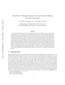 SpecNet2: Orthogonalization-free spectral embedding by neural networks