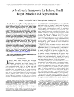 A Multi-task Framework for Infrared Small Target Detection and
  Segmentation