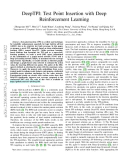 DeepTPI: Test Point Insertion with Deep Reinforcement Learning