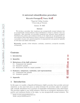 A universal robustification procedure