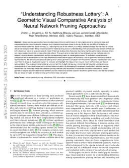 "Understanding Robustness Lottery": A Geometric Visual Comparative
  Analysis of Neural Network Pruning Approaches