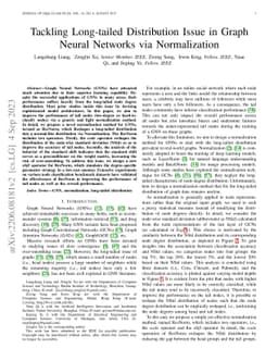 ResNorm: Tackling Long-tailed Degree Distribution Issue in Graph Neural
  Networks via Normalization