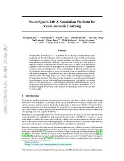 SoundSpaces 2.0: A Simulation Platform for Visual-Acoustic Learning