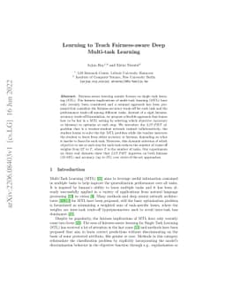 Learning to Teach Fairness-aware Deep Multi-task Learning