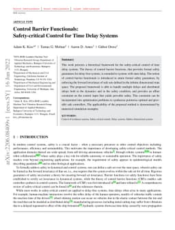 Control Barrier Functionals: Safety-critical Control for Time Delay
  Systems