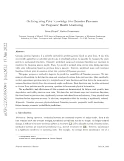 On Integrating Prior Knowledge into Gaussian Processes for Prognostic
  Health Monitoring
