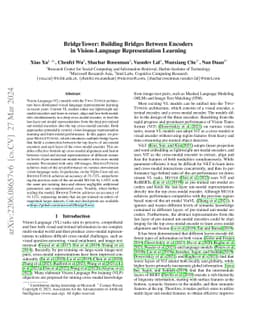 BridgeTower: Building Bridges Between Encoders in Vision-Language
  Representation Learning
