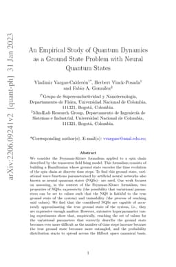 An Empirical Study of Quantum Dynamics as a Ground State Problem with
  Neural Quantum States