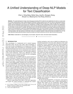 A Unified Understanding of Deep NLP Models for Text Classification