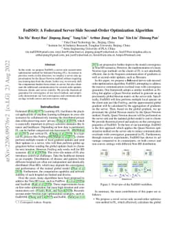 FedSSO: A Federated Server-Side Second-Order Optimization Algorithm