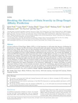 SSM-DTA: Breaking the Barriers of Data Scarcity in Drug-Target Affinity
  Prediction