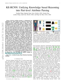 KE-RCNN: Unifying Knowledge based Reasoning into Part-level Attribute
  Parsing