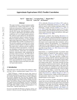 Approximate Equivariance SO(3) Needlet Convolution