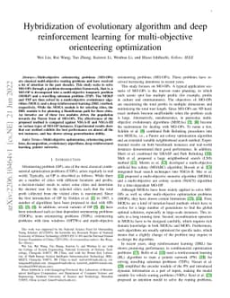 Hybridization of evolutionary algorithm and deep reinforcement learning
  for multi-objective orienteering optimization