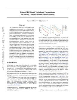 Robust SDE-Based Variational Formulations for Solving Linear PDEs via
  Deep Learning
