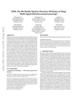 S2RL: Do We Really Need to Perceive All States in Deep Multi-Agent
  Reinforcement Learning?