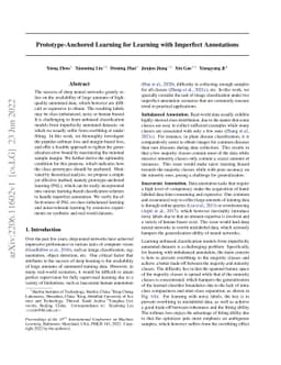 Prototype-Anchored Learning for Learning with Imperfect Annotations
