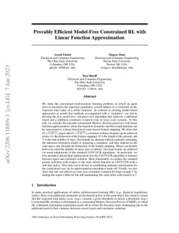 Provably Efficient Model-Free Constrained RL with Linear Function
  Approximation