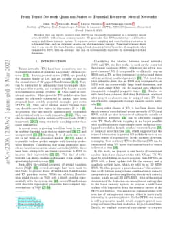 From Tensor Network Quantum States to Tensorial Recurrent Neural
  Networks
