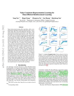 Value-Consistent Representation Learning for Data-Efficient
  Reinforcement Learning