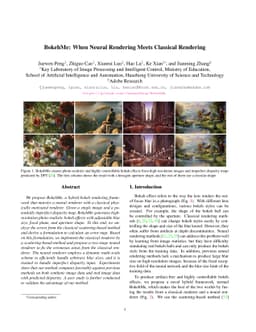 BokehMe: When Neural Rendering Meets Classical Rendering