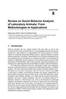 Review on Social Behavior Analysis of Laboratory Animals: From
  Methodologies to Applications