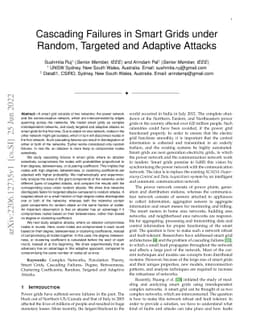 Cascading Failures in Smart Grids under Random, Targeted and Adaptive
  Attacks