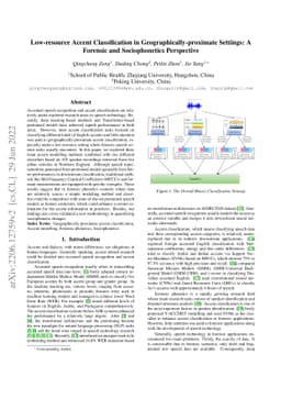 Low-resource Accent Classification in Geographically-proximate Settings:
  A Forensic and Sociophonetics Perspective