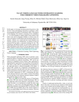 VLCap: Vision-Language with Contrastive Learning for Coherent Video
  Paragraph Captioning