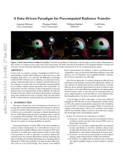 A Data-Driven Paradigm for Precomputed Radiance Transfer