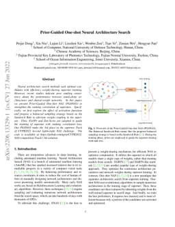 Prior-Guided One-shot Neural Architecture Search