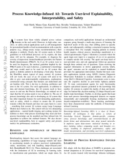 Process Knowledge-Infused AI: Towards User-level Explainability,
  Interpretability, and Safety