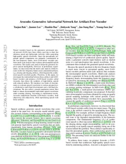 Avocodo: Generative Adversarial Network for Artifact-free Vocoder