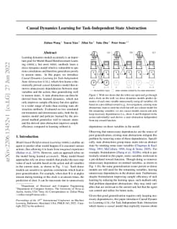 Causal Dynamics Learning for Task-Independent State Abstraction