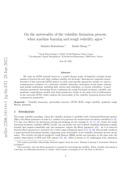 On the universality of the volatility formation process: when machine
  learning and rough volatility agree