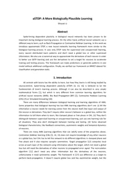 aSTDP: A More Biologically Plausible Learning