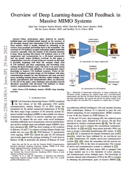 Overview of Deep Learning-based CSI Feedback in Massive MIMO Systems