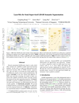 LaserMix for Semi-Supervised LiDAR Semantic Segmentation