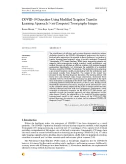 COVID-19 Detection Using Transfer Learning Approach from Computed
  Tomography Images