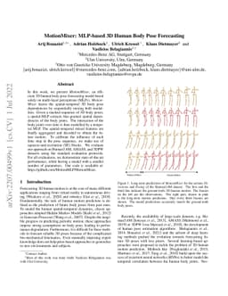 MotionMixer: MLP-based 3D Human Body Pose Forecasting