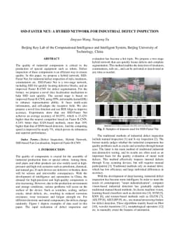 SSD-Faster Net: A Hybrid Network for Industrial Defect Inspection