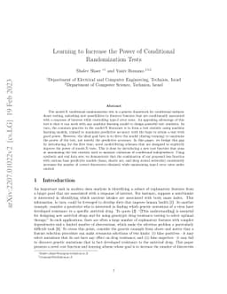 Learning to Increase the Power of Conditional Randomization Tests