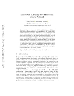 DecisioNet: A Binary-Tree Structured Neural Network