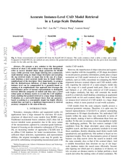 Accurate Instance-Level CAD Model Retrieval in a Large-Scale Database