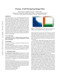 Proteus: A Self-Designing Range Filter