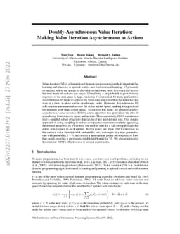 Doubly-Asynchronous Value Iteration: Making Value Iteration Asynchronous
  in Actions